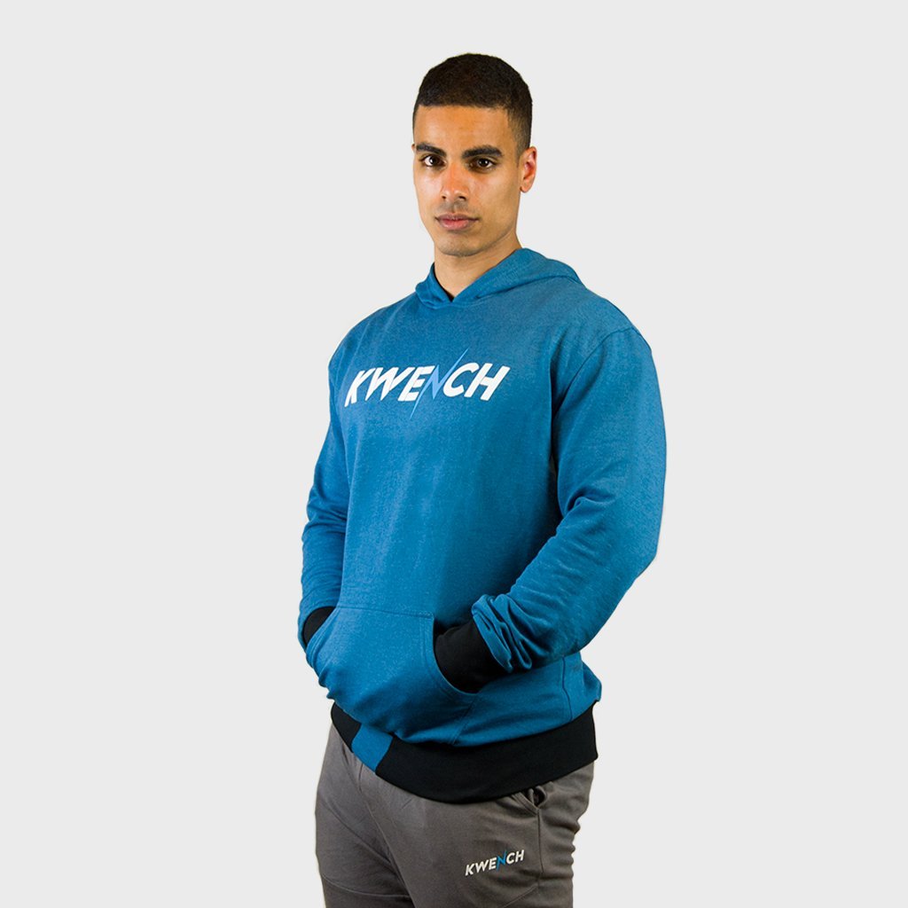 Kwench Mens Gym Fitness Athleisure Workout Hoodie