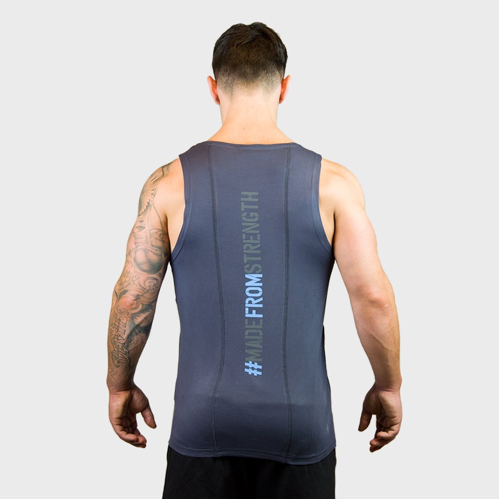 Kwench Mens Gym Vest Tank Top Stringer Hunk