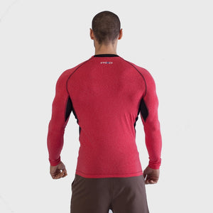 Mens long Sleeve Gym yoga fitness workout  Tshirt Thumbnails-2